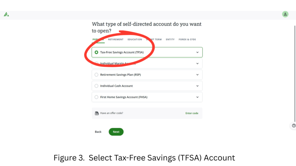 Select TFSA Account