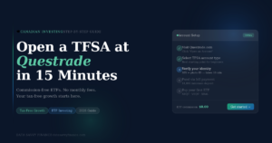 how to open a TFSA at Questrade